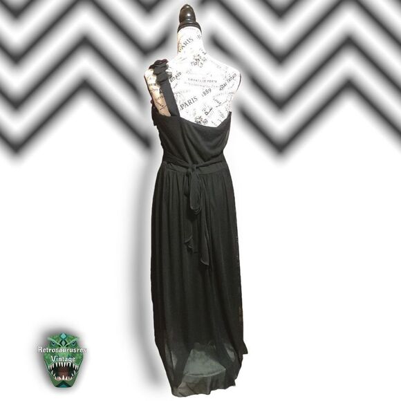 DB Studio Whimsygoth One Shoulder Sweetheart High Low Formal Dress, XL - Picture 3 of 10